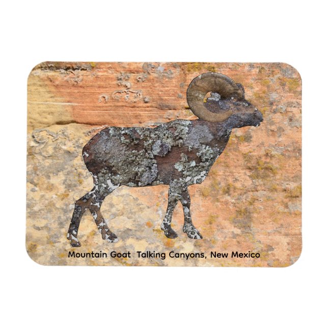 Mountain Goat Magnet (Horizontal)