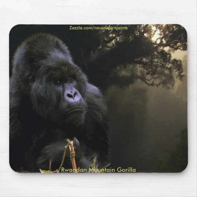 MOUNTAIN GORILLA Art Mousepad (Vorne)