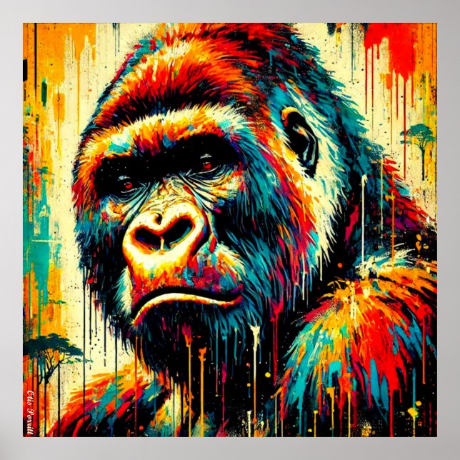 MOUNTAIN GORILLA POSTER (Vorne)
