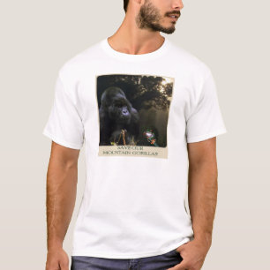 Mountain Gorilla Wildlife gefährdete Arten Shirt