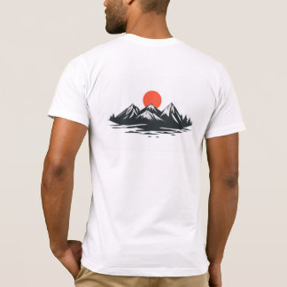 Mountain graphic t-shirt, perfect for nature lover T-Shirt