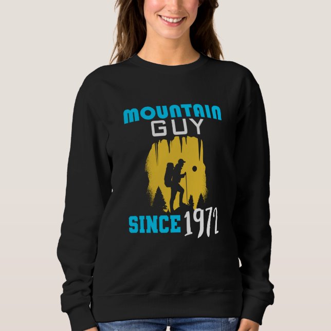 Mountain guy since 1972 sweatshirt (Vorderseite)