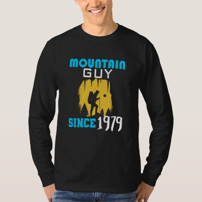 Mountain guy since 1979 T-Shirt (Vorderseite)