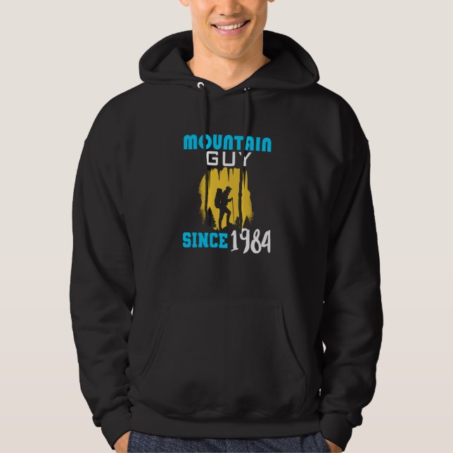 Mountain guy since 1984 hoodie (Vorderseite)