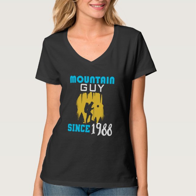 Mountain guy since 1988 T-Shirt (Vorderseite)