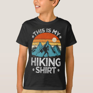 Mountain Hiking Adventure Vintage This Is My Hikin T-Shirt
