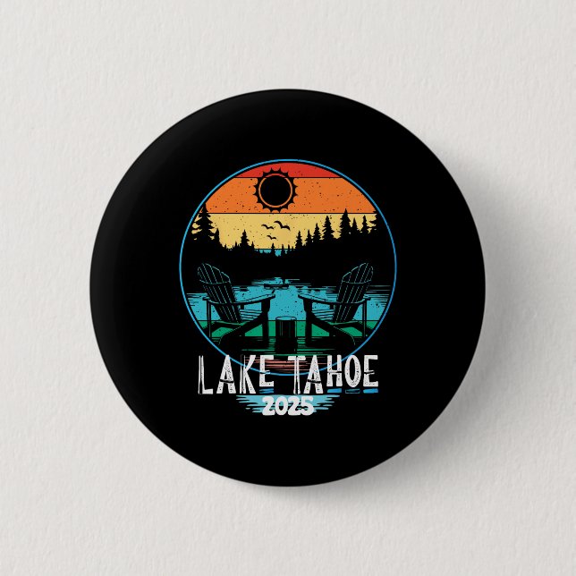Mountain Hiking Skiing Family Vacation 2025 Trip L Button (Vorderseite)