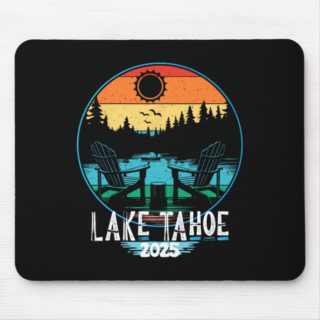 Mountain Hiking Skiing Family Vacation 2025 Trip L Mousepad (Vorne)