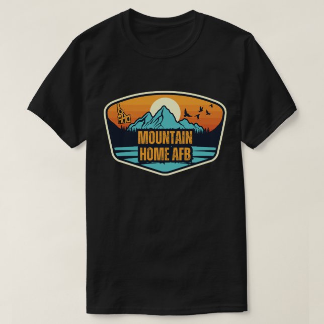 Mountain Home AFB Idaho T-Shirt (Design vorne)