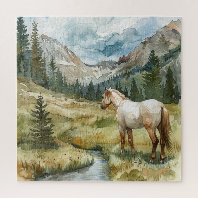 Mountain Horse Puzzle (Vertikal)