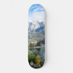 Mountain Lake Bliss #4 #cabin #decor #wall #art Skateboard
