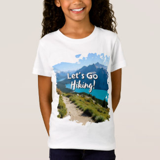 Mountain Lake Let's Go Wandern T-Shirt