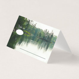 Mountain Lake Reflection Rustikale Hochzeitsgäste