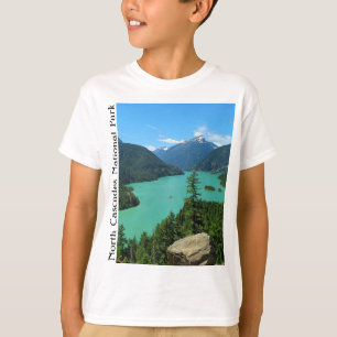 Mountain Lake Scenery Nationalpark Washington T-Shirt