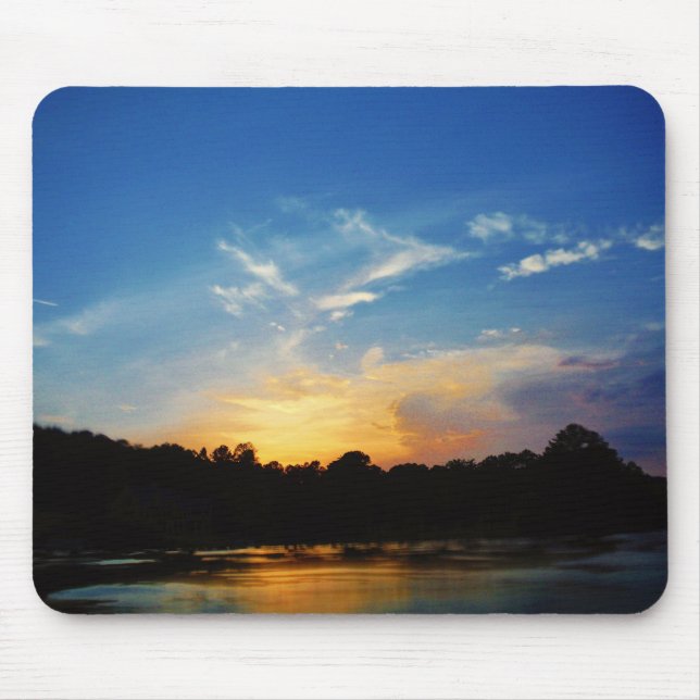 Mountain Lake Sunset Mousepad (Vorne)