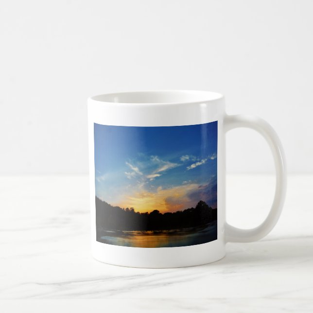Mountain Lake Sunset Tasse (Rechts)
