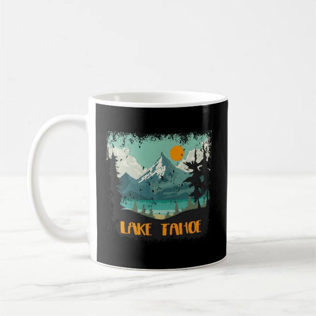 Mountain Lake Tahoe Ca Kaffeetasse (Links)