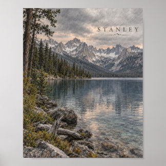 Mountain Lake Wilderness Poster #122