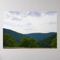 Mountain Landscape Foto Poster
