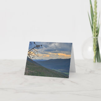 Mountain Landscape Note Card Karte