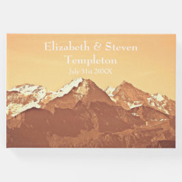 Mountain Landscape Wedding Gästebuch