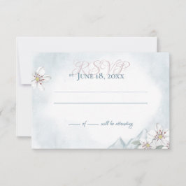 Mountain Laurel Wedding Response Card Einladung
