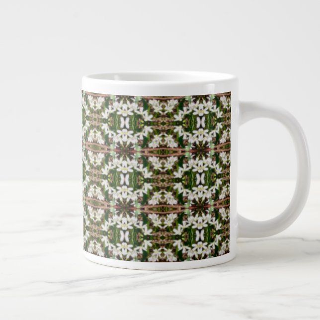 Mountain Lilies Cup Jumbo-Tasse (Rechts)