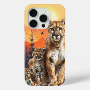 Mountain Lion und Cubs iPhone / iPad Gehäuse Case-Mate iPhone Hülle