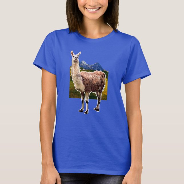 Mountain Llama T-Shirt (Vorderseite)