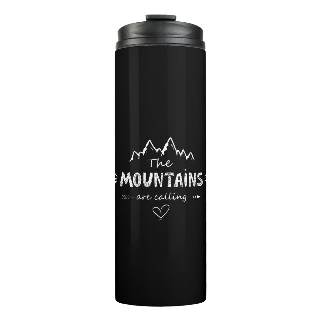Mountain Lover Thermal Tumbler Thermosbecher (Vorderseite)