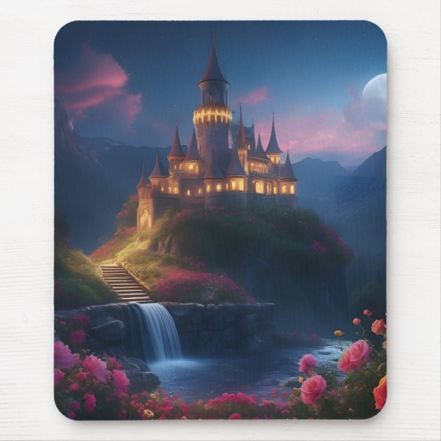 Mountain Midnight Castle Four Mousepad (Vorne)