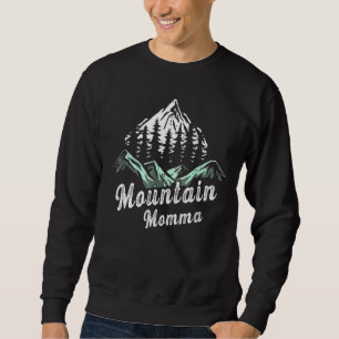 Mountain Momma Camping Wandern Mama Adventure Moth Sweatshirt