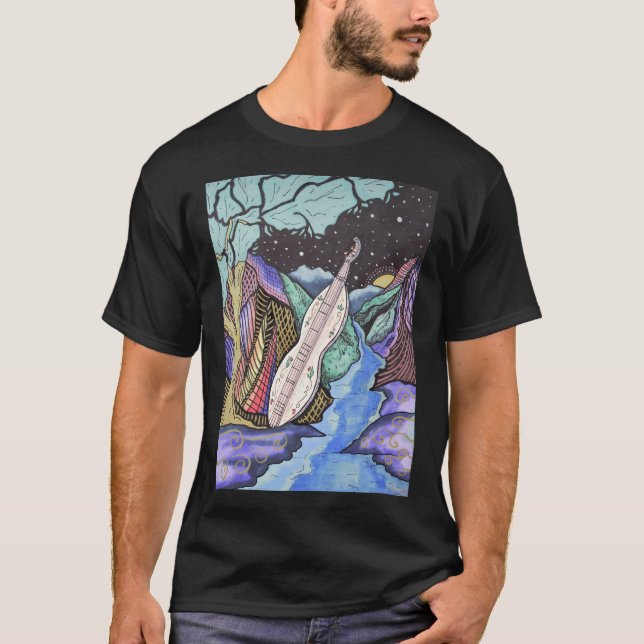 Mountain Music Series - Dulcimer T-Shirt (Vorderseite)