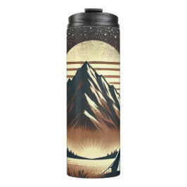 Mountain Night Sky Thermal Tumbler!" Thermosbecher