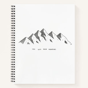 Mountain Notebook Notizbuch