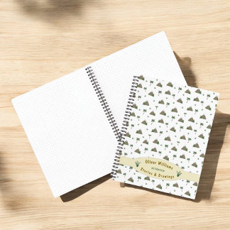 Mountain Palm Adventure Travel Custom Personalized Notizbuch