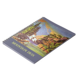 Mountain Pass Notebook Notizblock