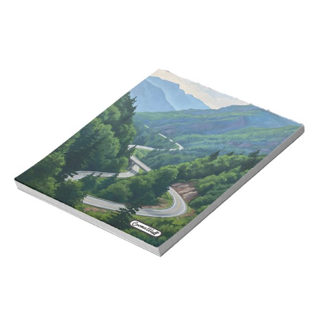 Mountain Pass Notizblock (Rotiert)