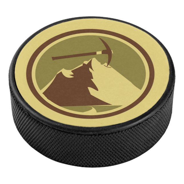 Mountain Pick Hockey Puck (3/4)