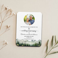 Mountain Pine 75 Hochzeitstag Save the Date