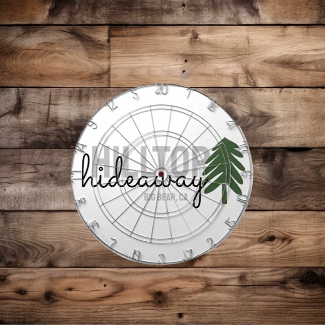Mountain Pine Cabin Vacation Rental - Dartboard Dartscheibe (Stock up your vacation home with games and toys your guests can enjoy. )