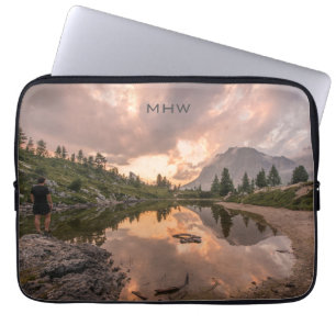 Mountain Pond individuelle Laptop-Ärmel Laptopschutzhülle