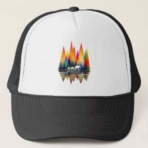 MOUNTAIN RAINBOW ELEPHANT TRUCKERKAPPE