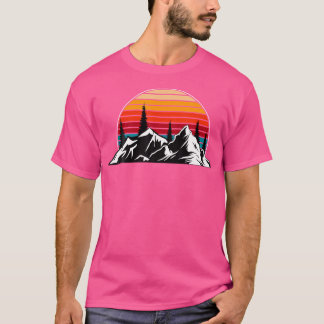 Mountain Range Vintage Wildnis T-Shirt