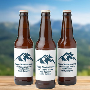 Mountain Real Anwesen Company Custom Marketing Bierflaschenetikett