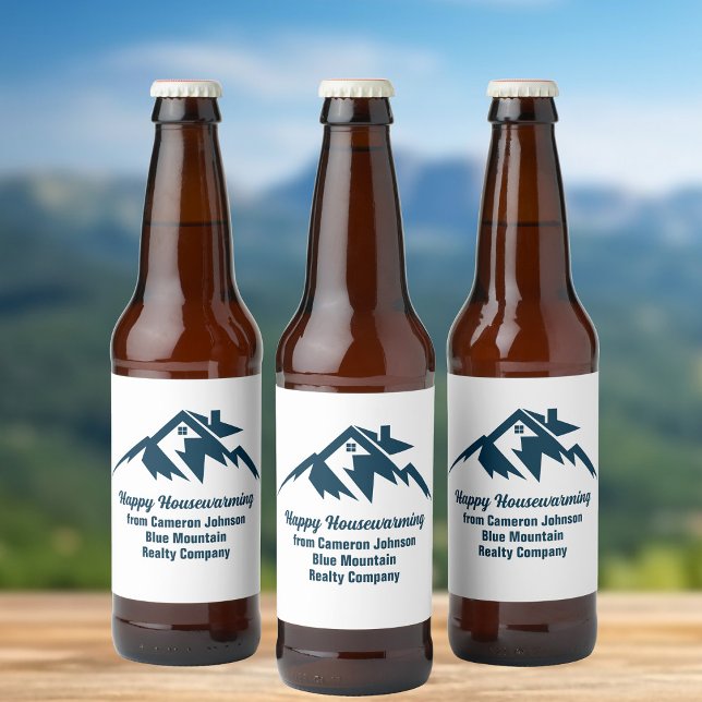 Mountain Real Anwesen Company Custom Marketing Bierflaschenetikett (Von Creator hochgeladen)