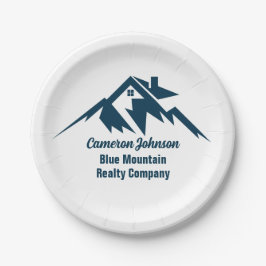 Mountain Real Anwesen Company Custom Marketing Pappteller