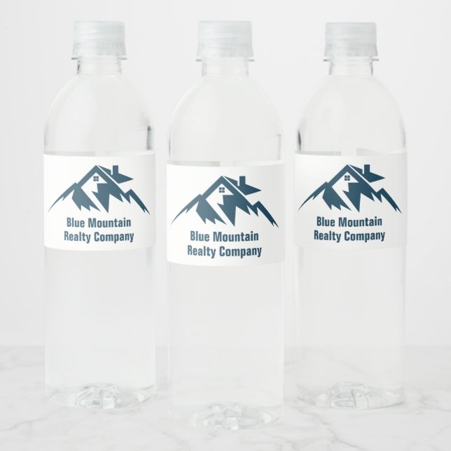 Mountain Real Anwesen Company Custom Marketing Wasserflaschenetikett (Flaschen)