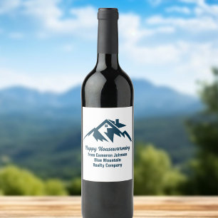 Mountain Real Anwesen Company Custom Marketing Weinetikett