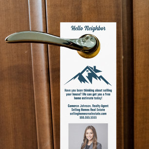 Mountain Real Anwesen Company Marketing Custom Türanhänger